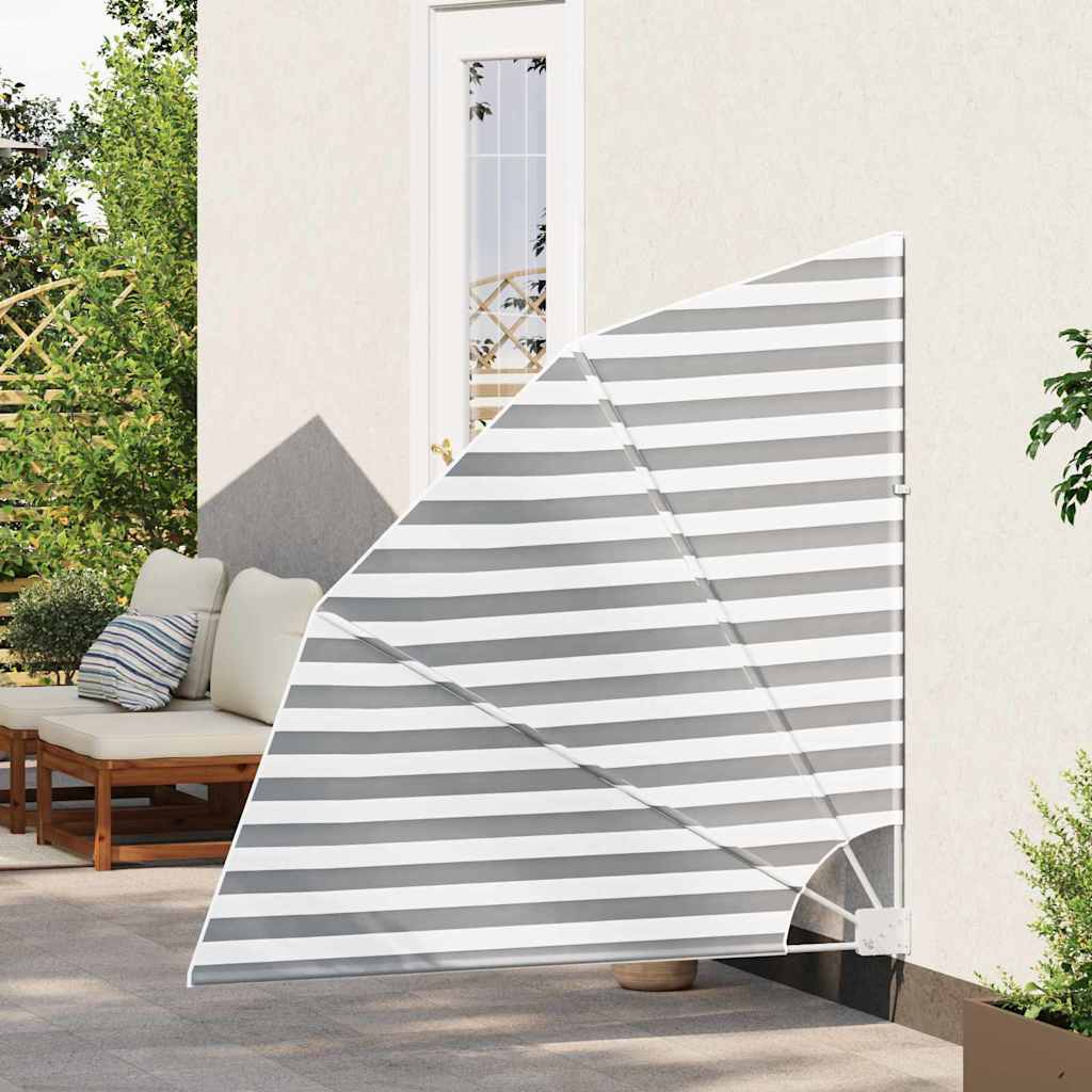 vidaXL Ecran de intimitate pentru balcon Antracit și Alb 140 x 140 cm