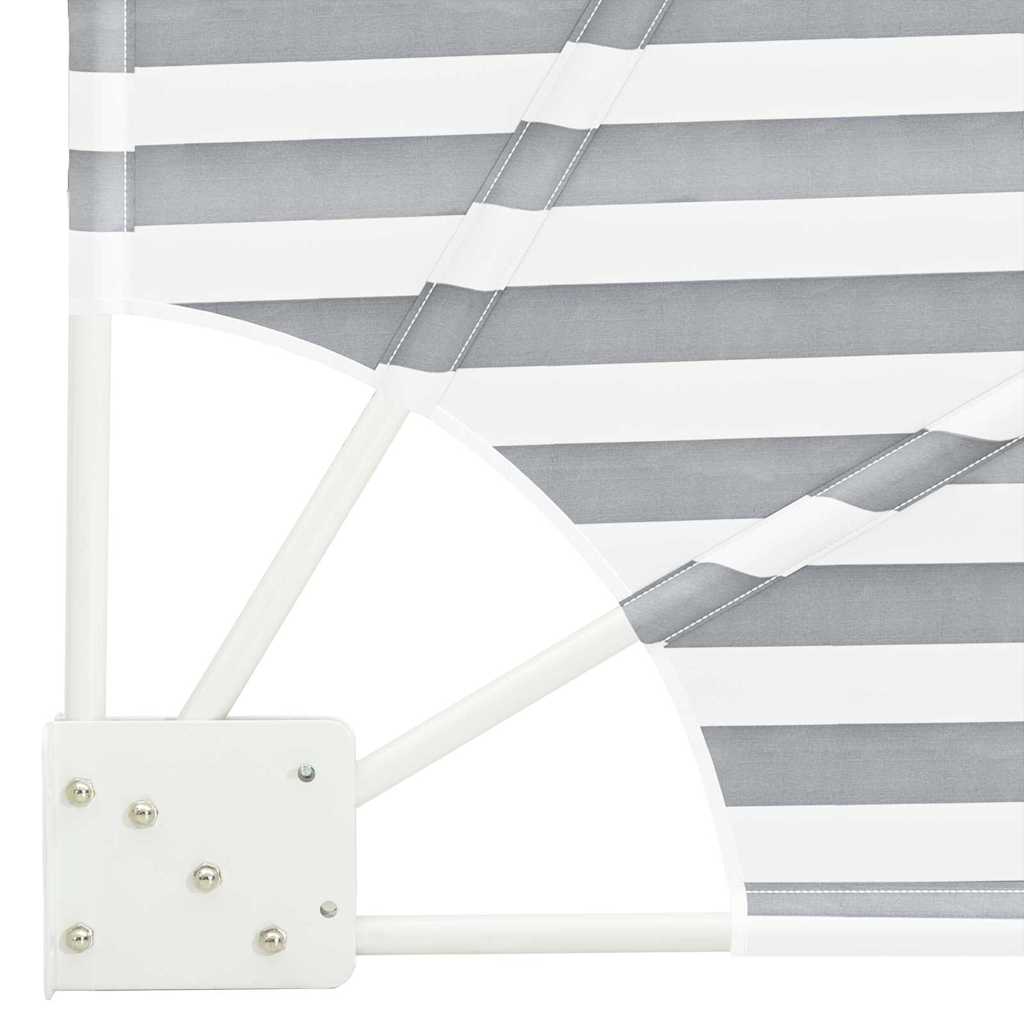 vidaXL Ecran de intimitate pentru balcon Antracit și Alb 140 x 140 cm