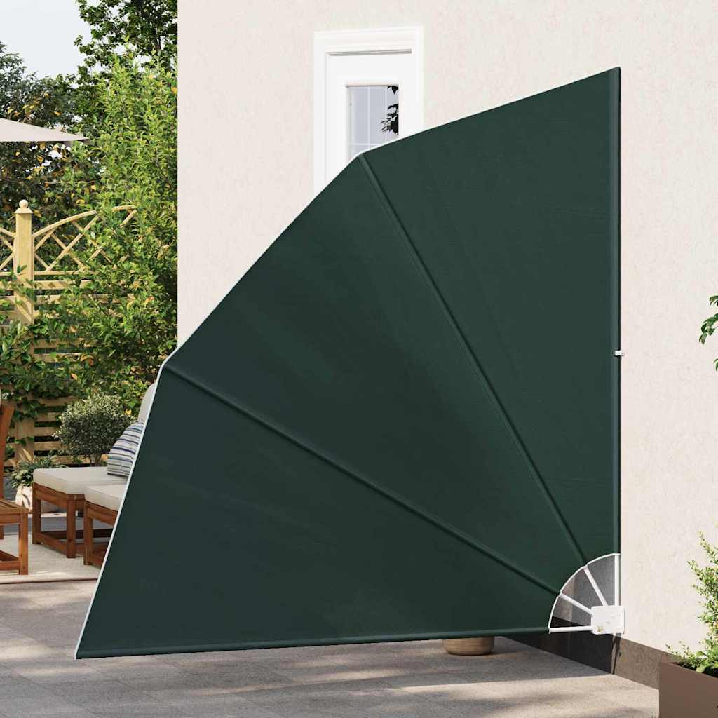vidaXL Ecran de intimitate pentru balcon Verde închis 210 x 210 cm