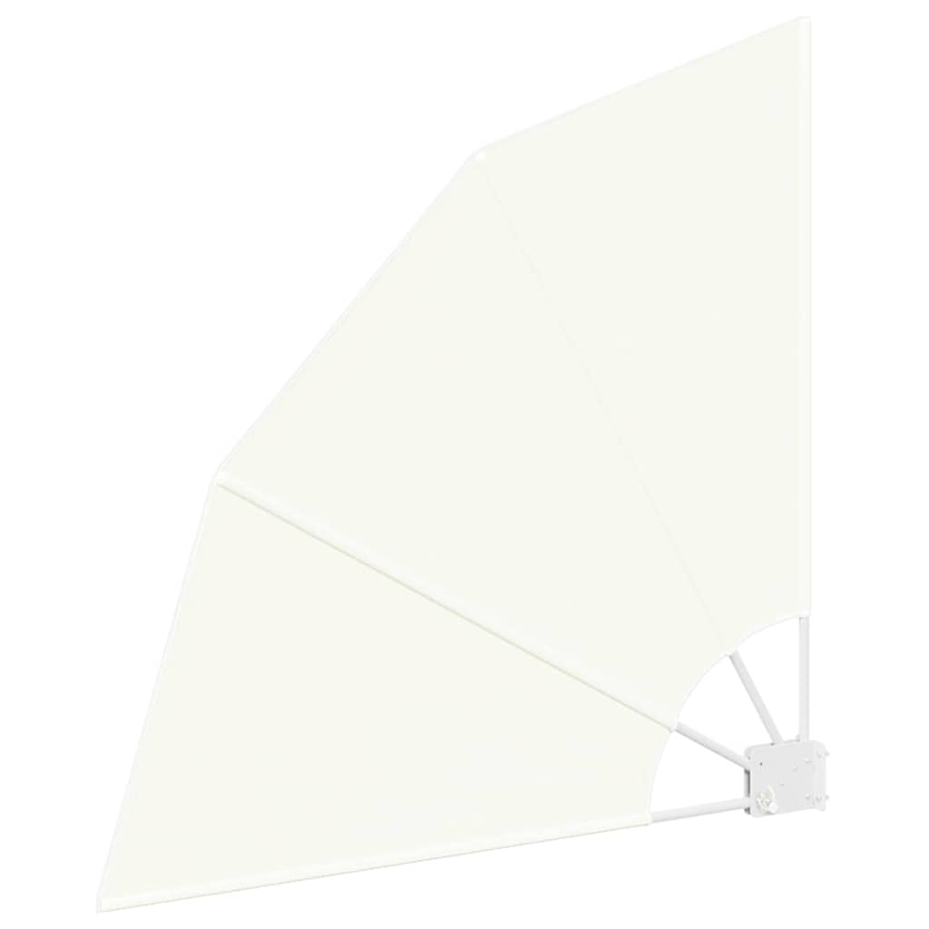 vidaXL Ecran de intimitate pentru balcon Crem 115 x 115 cm Poliester