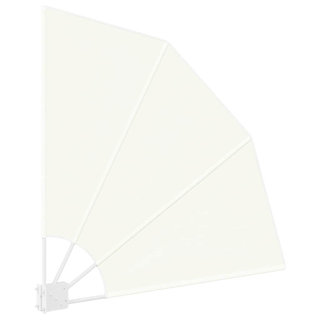 vidaXL Ecran de intimitate pentru balcon Crem 115 x 115 cm Poliester