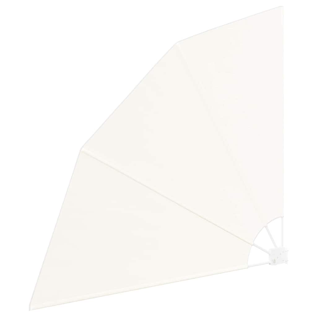 vidaXL Ecran de intimitate pentru balcon Crem 160 x 160 cm Poliester