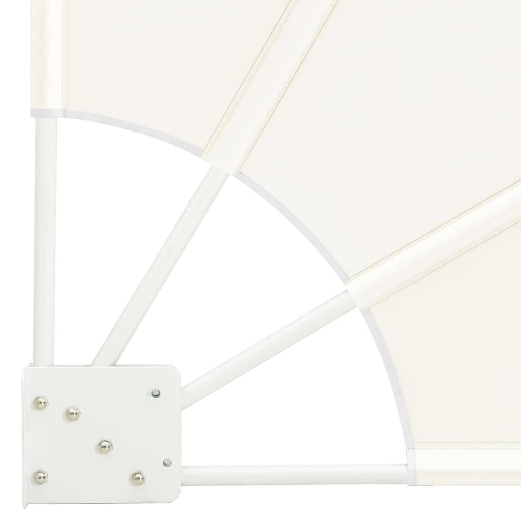 vidaXL Ecran de intimitate pentru balcon Crem 160 x 160 cm Poliester