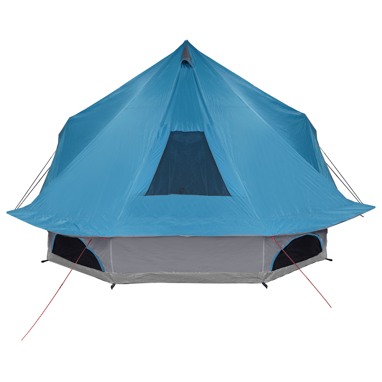 vidaXL Cort de familie Tipi cu acoperiș albastru 680 x 430 x 270 cm vidaXL Cort de familie Tipi cu acoperiș albastru 680 x 430 x 270 cm