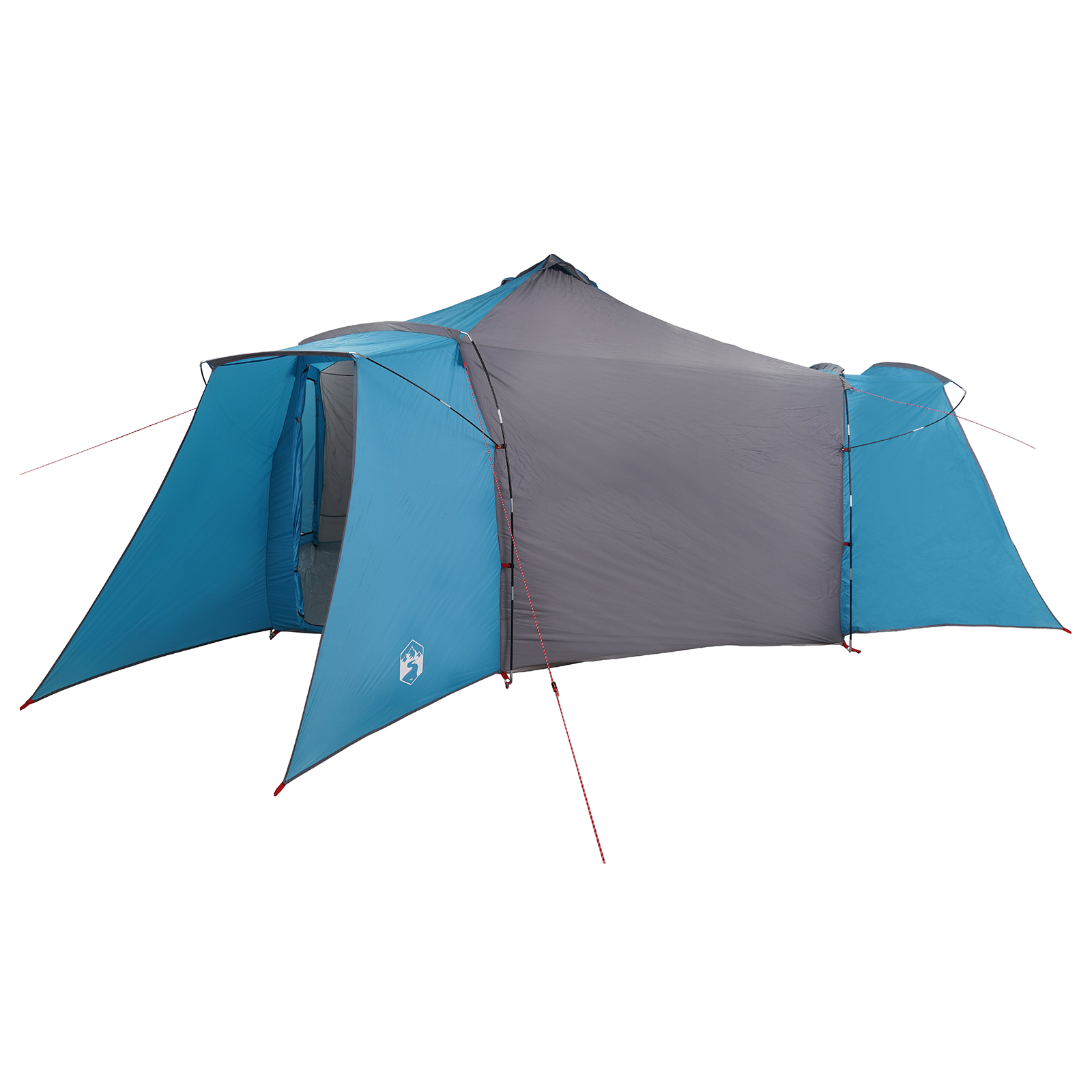vidaXL Cort Tipi în albastru, pentru 8 persoane, waterproof.