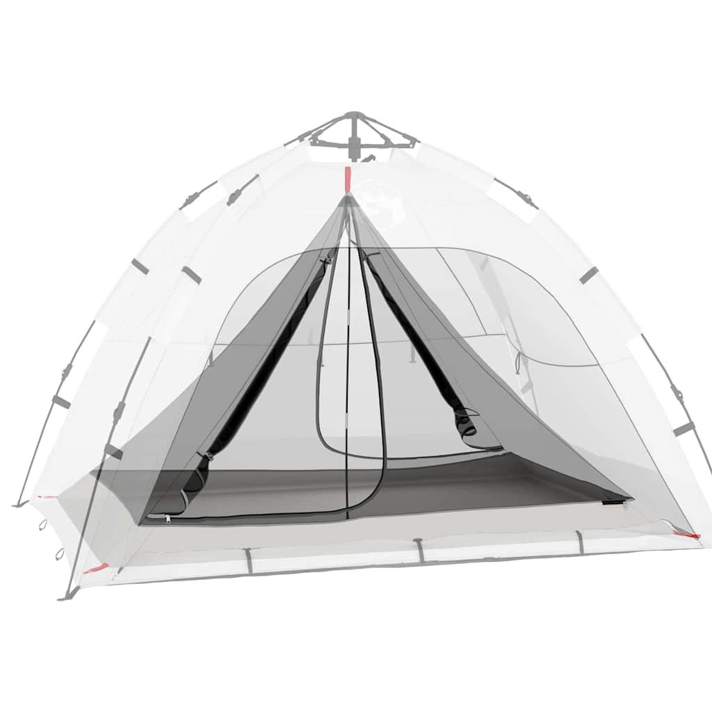 vidaXL Cort interior Negru 240 x 160 x 133 cm Plasă