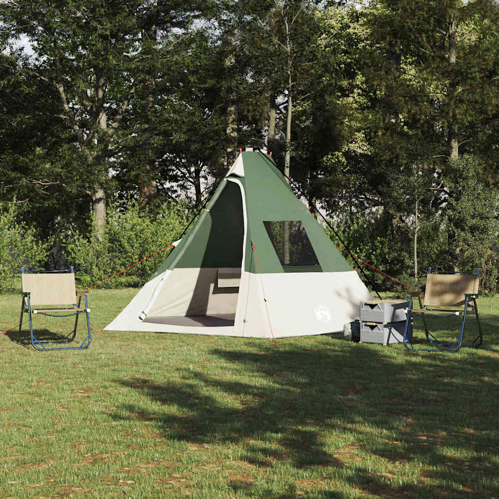 vidaXL Cort cu acoperiș Altele cu aerisire de aer Verde și Negru 383 x 338 x 217 cm vidaXL Cort cu acoperiș Altele cu aerisire de aer Verde și Negru 383 x 338 x 217 cm