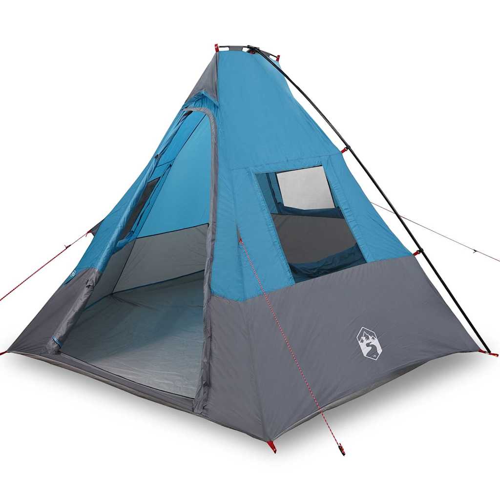 vidaXL Cort cu acoperiș Altele cu aerisire de aer Albastru și Negru 383 x 338 x 217 cm vidaXL Cort cu acoperiș Altele cu aerisire de aer Albastru și Negru 383 x 338 x 217 cm