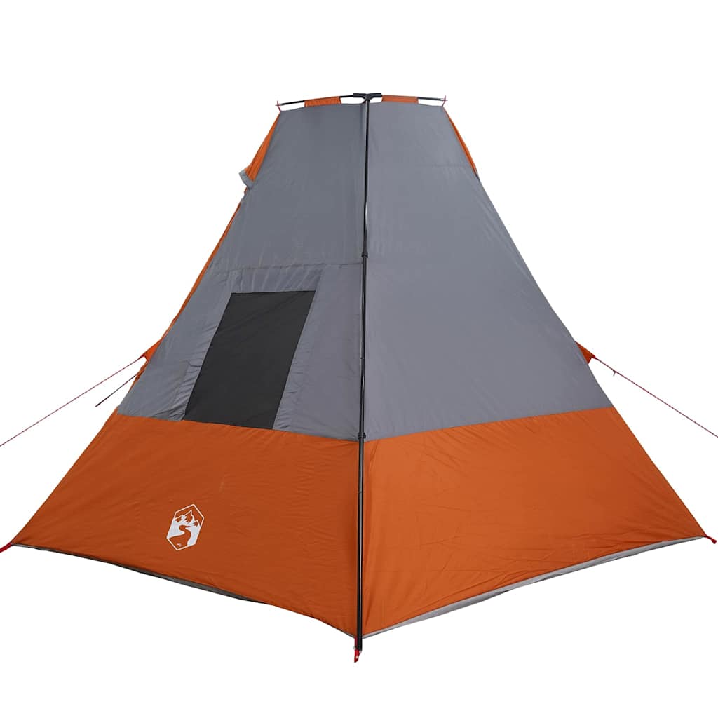 vidaXL Cort cu acoperiș Altele Gri și Portocaliu și Negru 383 x 338 x 217 cm vidaXL Cort cu acoperiș Altele Gri și Portocaliu și Negru 383 x 338 x 217 cm