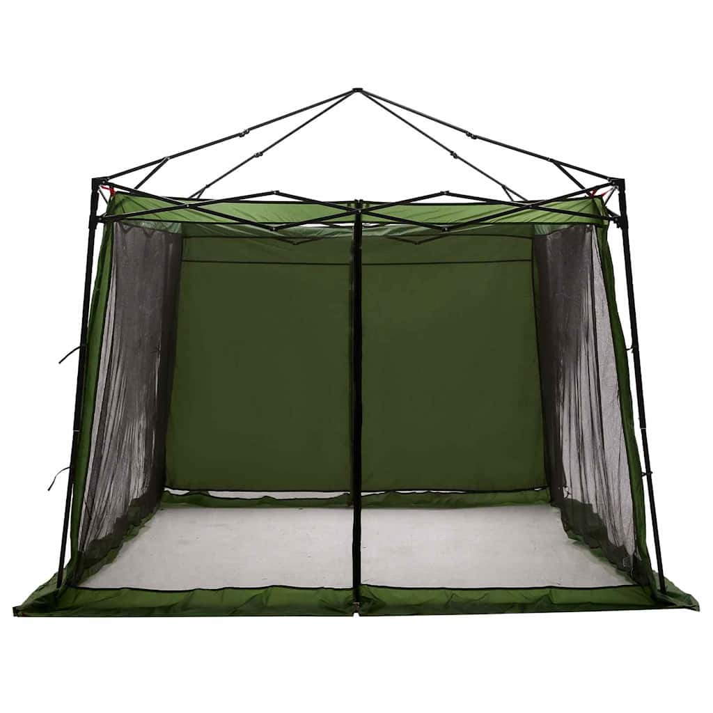 vidaXL Cort interior cu acoperiș Verde 303 x 303 x 196 cm tafta