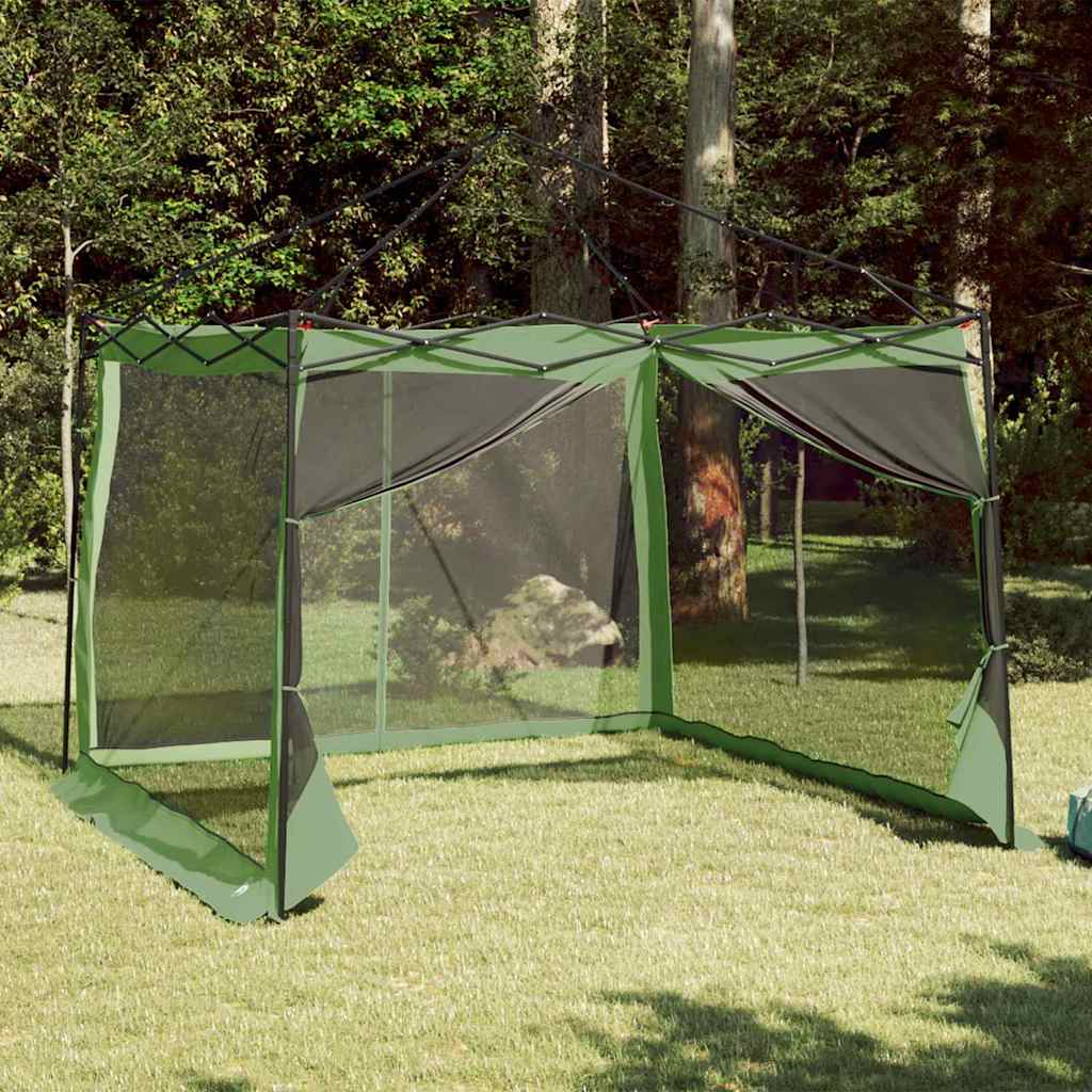 vidaXL Cort interior cu acoperiș Verde 303 x 303 x 196 cm tafta
