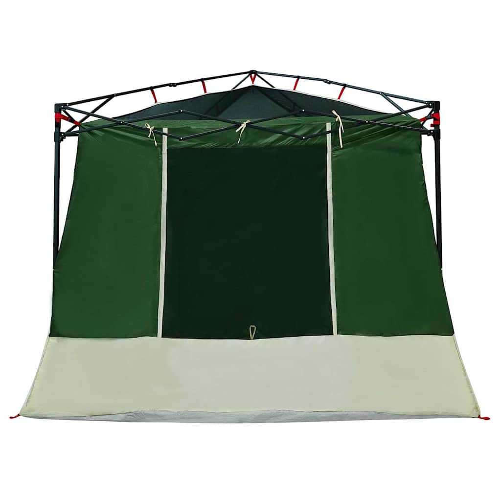 vidaXL Cort interior cu acoperiș Verde 290 x 288 x 234 cm tafta