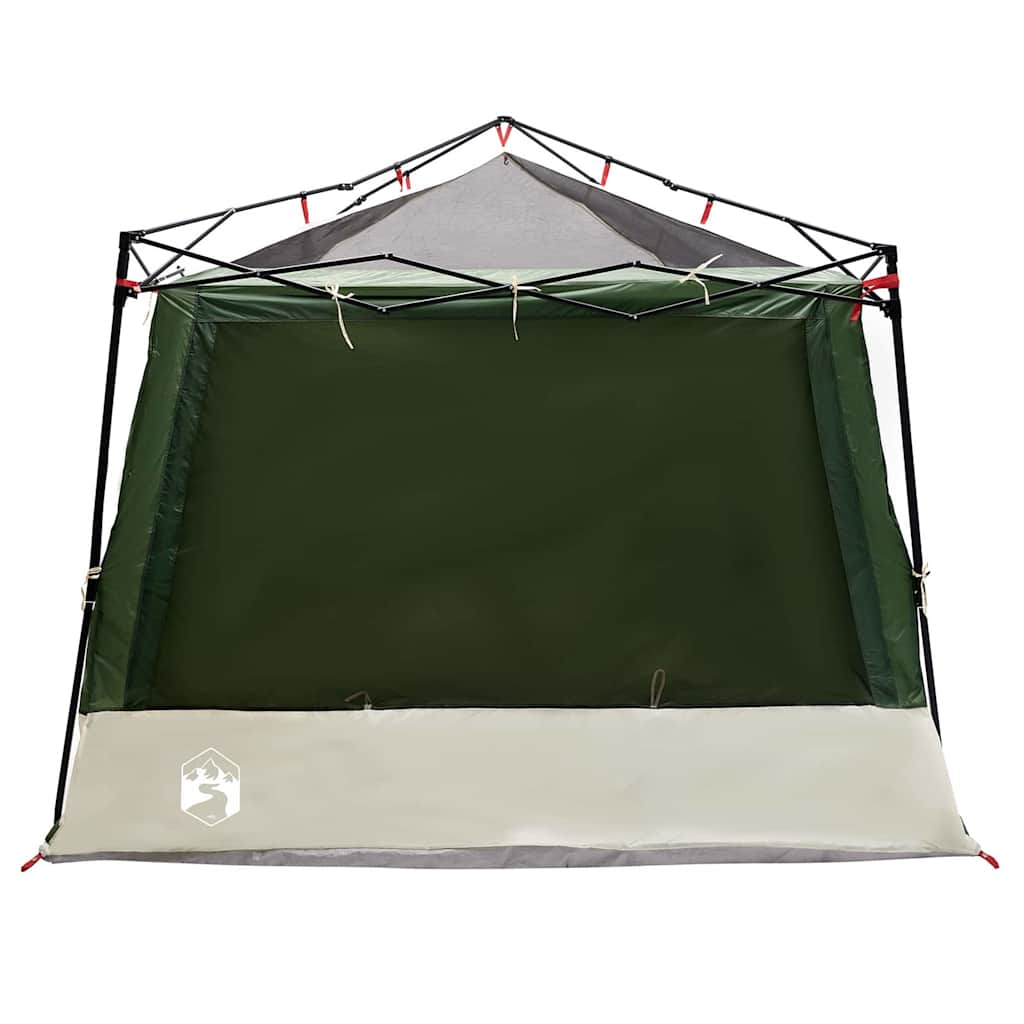 vidaXL Cort interior cu acoperiș Verde 291 x 291 x 240 cm tafta