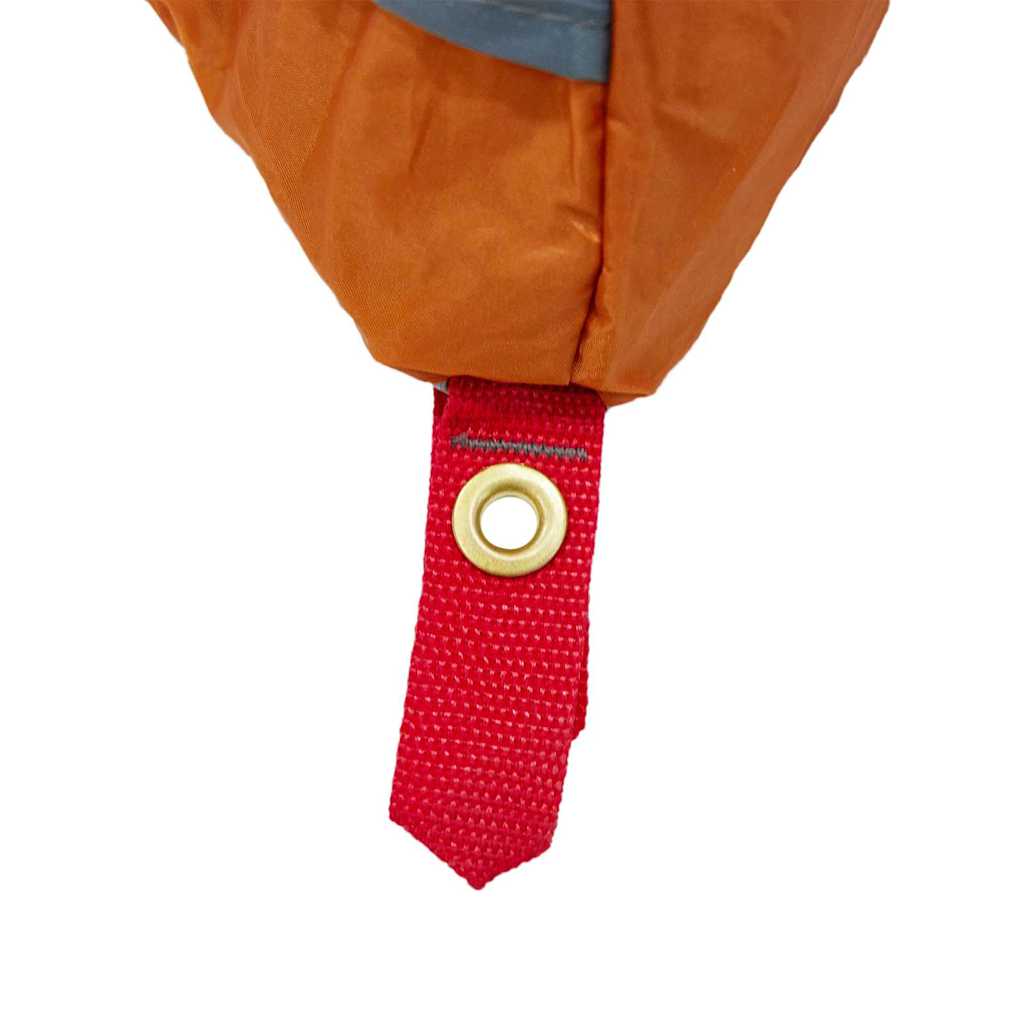 vidaXL Cort interior Gri și Portocalie 520 x 520 x 190 cm tafta