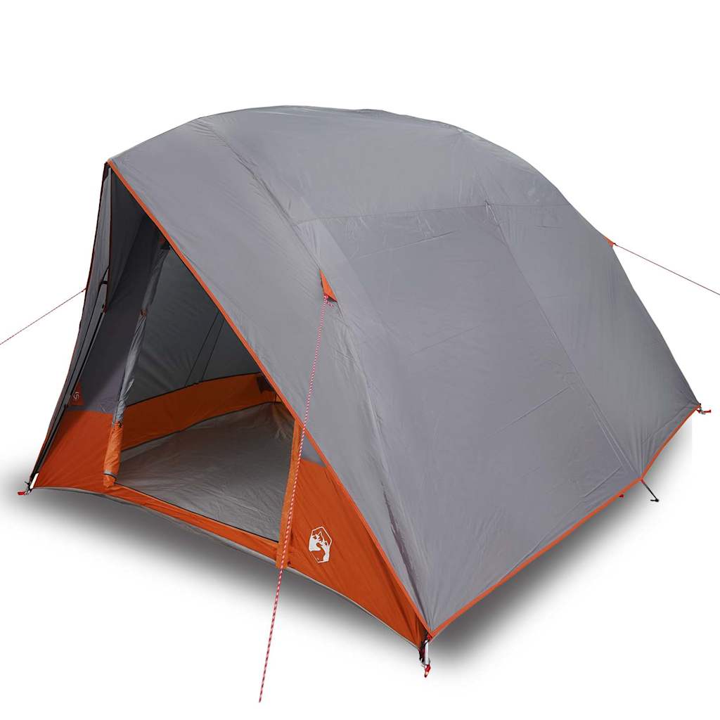 vidaXL Cort Gri și portocaliu 275 x 230 x 140 cm