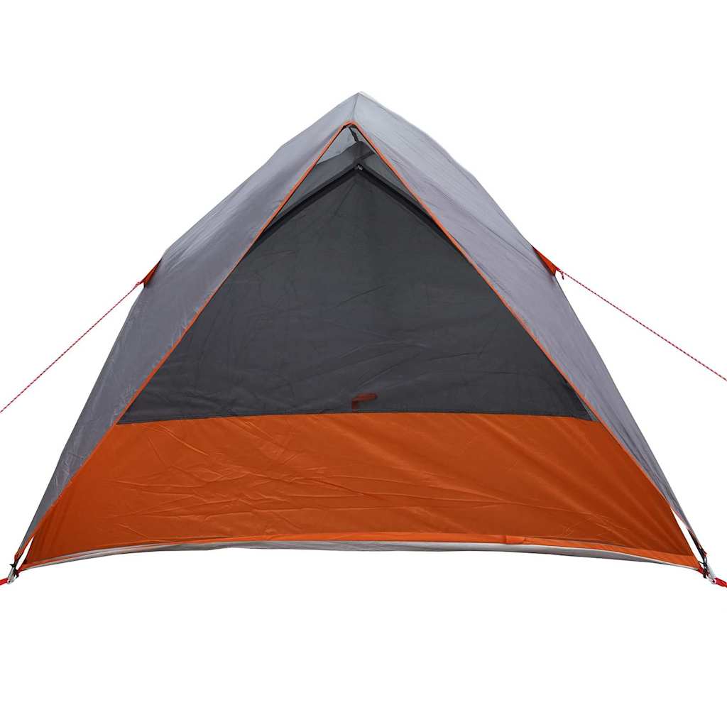 vidaXL Cort Gri și portocaliu 275 x 230 x 140 cm