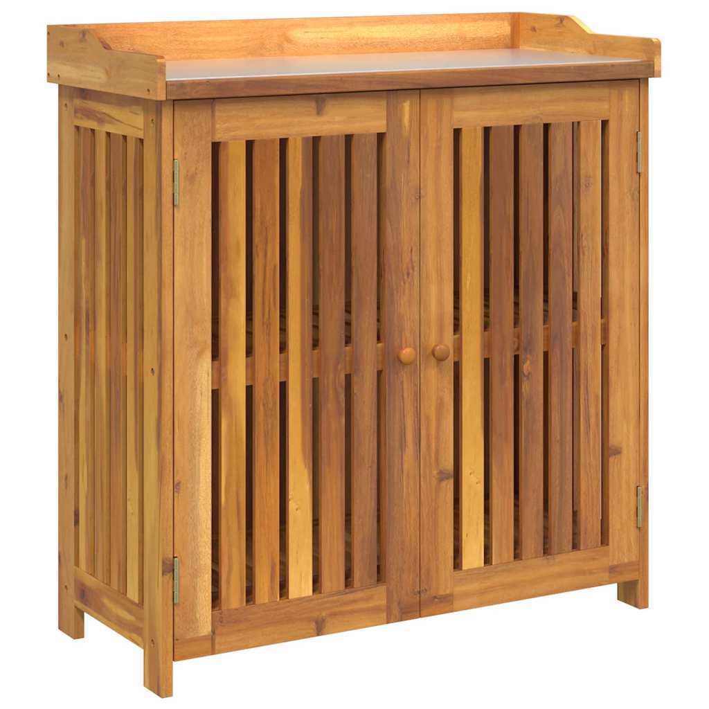vidaXL Dulap de grădină Maro 78 x 36.5 x 78cm Lemn masiv de acacia vidaXL Dulap de grădină Maro 78 x 36.5 x 78cm Lemn masiv de acacia