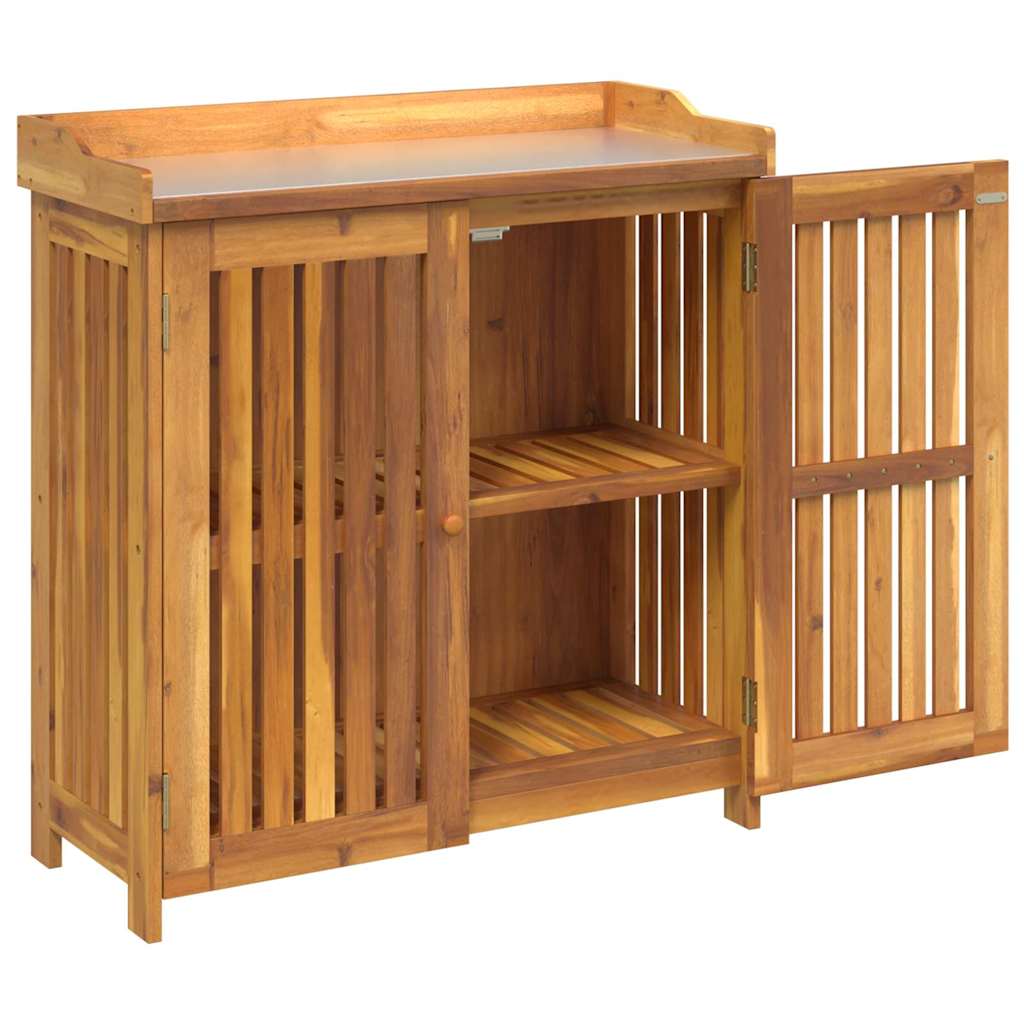 vidaXL Dulap de grădină Maro 78 x 36.5 x 78cm Lemn masiv de acacia vidaXL Dulap de grădină Maro 78 x 36.5 x 78cm Lemn masiv de acacia