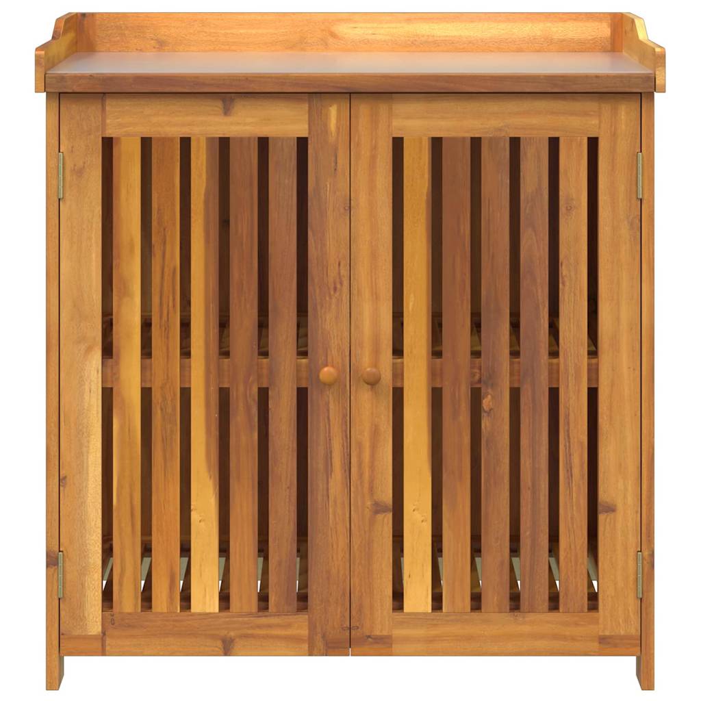 vidaXL Dulap de grădină Maro 78 x 36.5 x 78cm Lemn masiv de acacia vidaXL Dulap de grădină Maro 78 x 36.5 x 78cm Lemn masiv de acacia