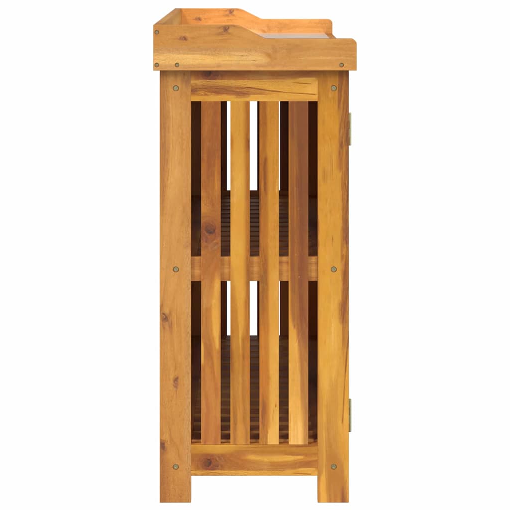 vidaXL Dulap de grădină Maro 78 x 36.5 x 78cm Lemn masiv de acacia vidaXL Dulap de grădină Maro 78 x 36.5 x 78cm Lemn masiv de acacia