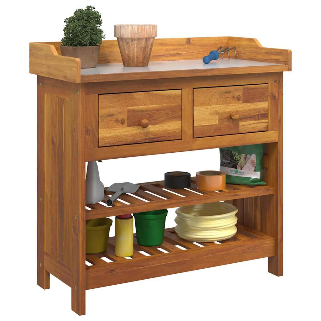 vidaXL Dulap de grădină Maro 78 x 36.5 x 78cm Lemn masiv de acacia vidaXL Dulap de grădină Maro 78 x 36.5 x 78cm Lemn masiv de acacia