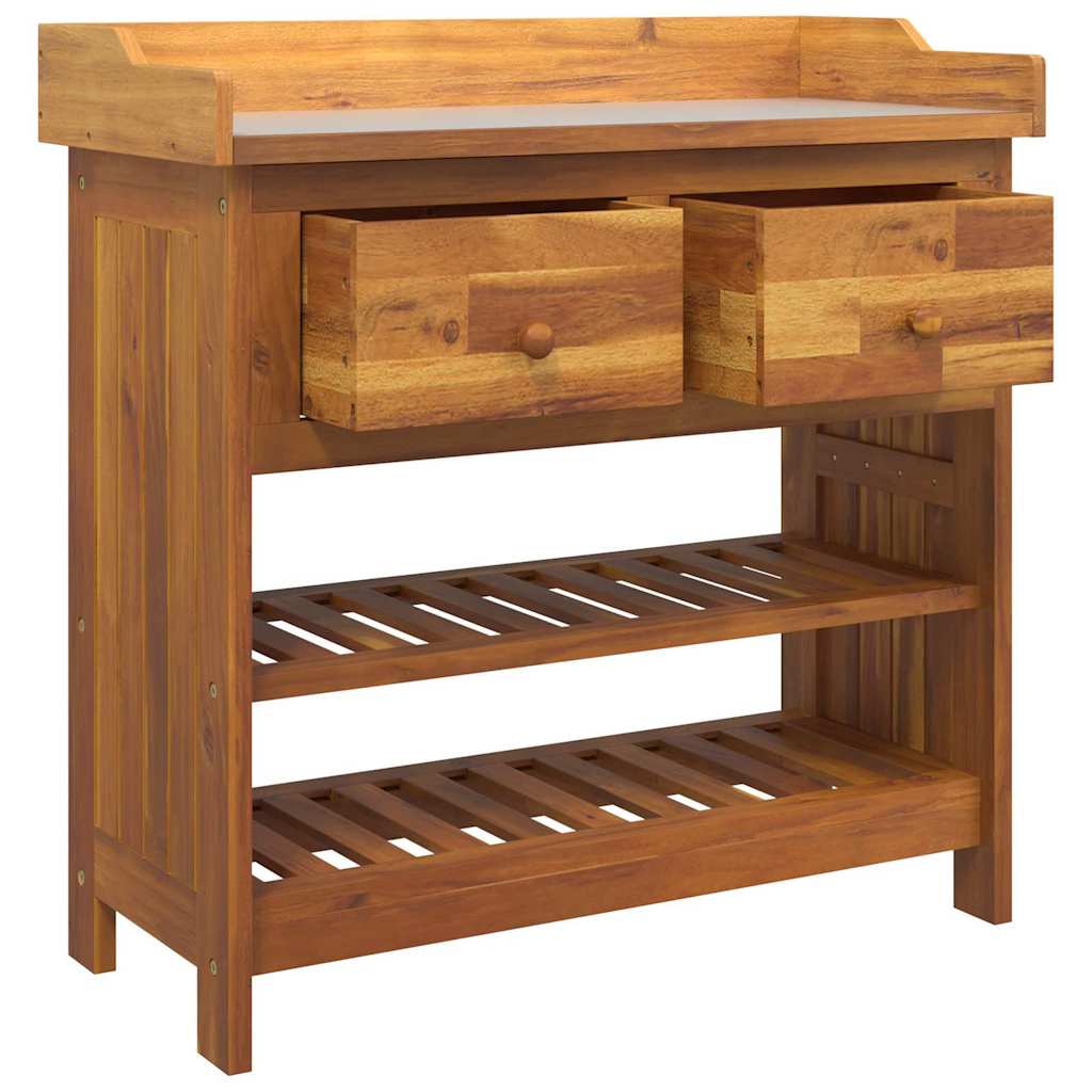 vidaXL Dulap de grădină Maro 78 x 36.5 x 78cm Lemn masiv de acacia vidaXL Dulap de grădină Maro 78 x 36.5 x 78cm Lemn masiv de acacia