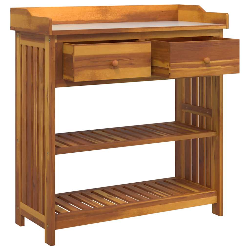 vidaXL Dulap de grădină Maro 78 x 36.5 x 78cm Lemn masiv de acacia vidaXL Dulap de grădină Maro 78 x 36.5 x 78cm Lemn masiv de acacia