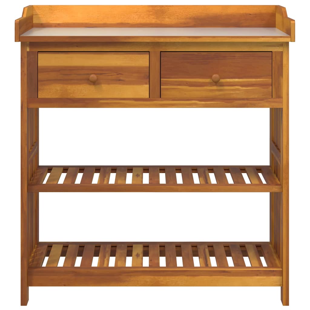 vidaXL Dulap de grădină Maro 78 x 36.5 x 78cm Lemn masiv de acacia vidaXL Dulap de grădină Maro 78 x 36.5 x 78cm Lemn masiv de acacia