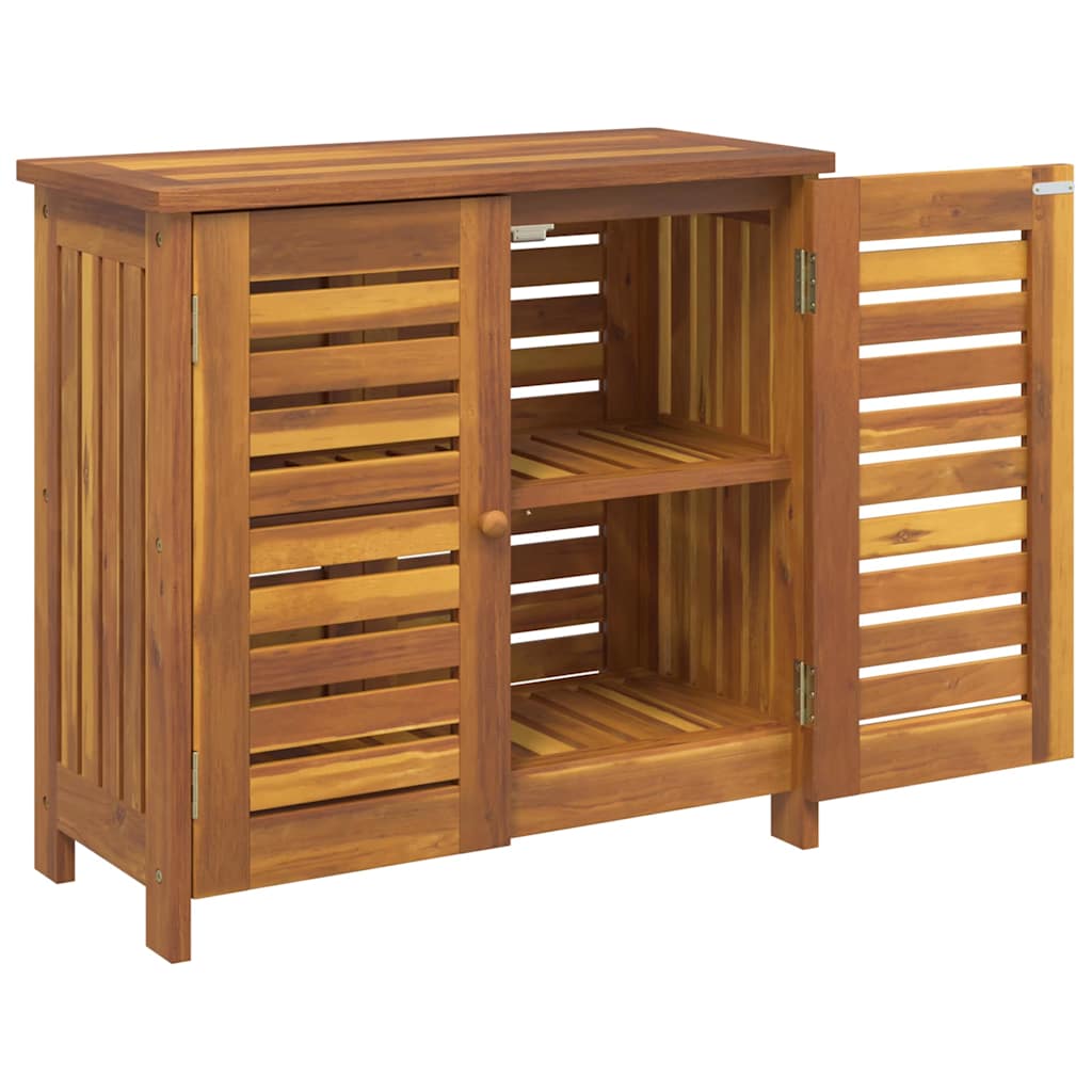 vidaXL Dulap de grădină Maro 78 x 36.5 x 78cm Lemn masiv de acacia
