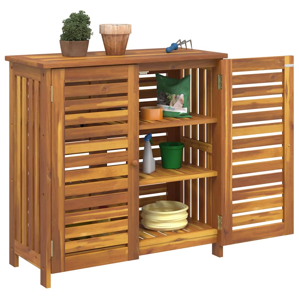 vidaXL Dulap de grădină Maro 78 x 36.5 x 78cm Lemn masiv de acacia vidaXL Dulap de grădină Maro 78 x 36.5 x 78cm Lemn masiv de acacia