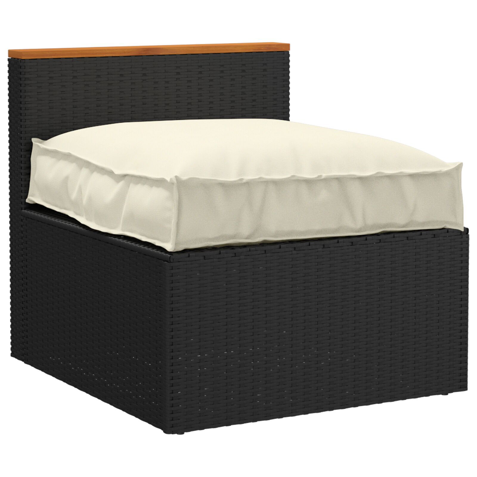 vidaXL Pernă pentru palet pentru scaun, crem, 70 x 70 x 12 cm, fabricată din Oxford.