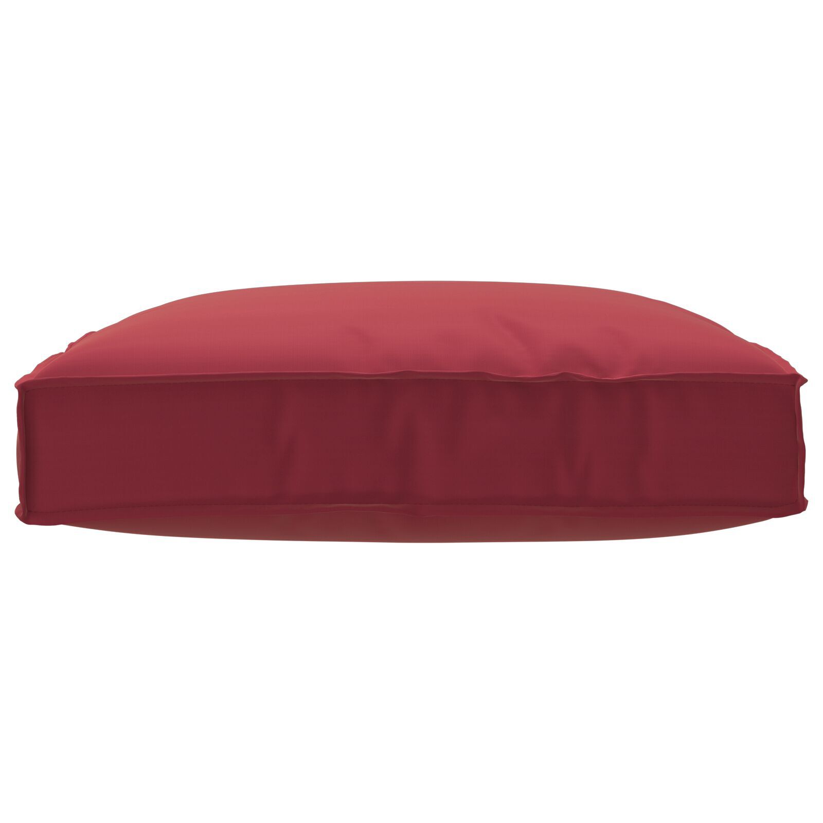 vidaXL Perna pentru palet roșie vin pentru scaun (80x80x12 cm) din material Oxford.