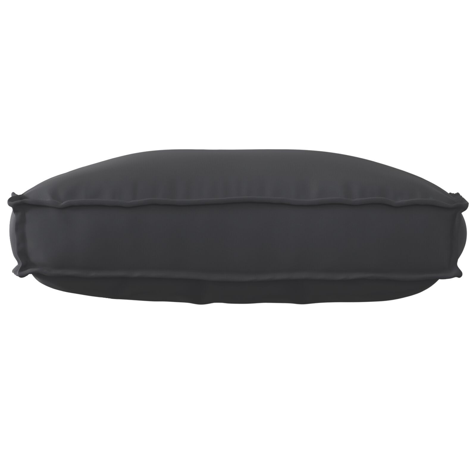 vidaXL Pernă pentru spătar din paleți cu pernă Negru 70 x 40 x 12 cm