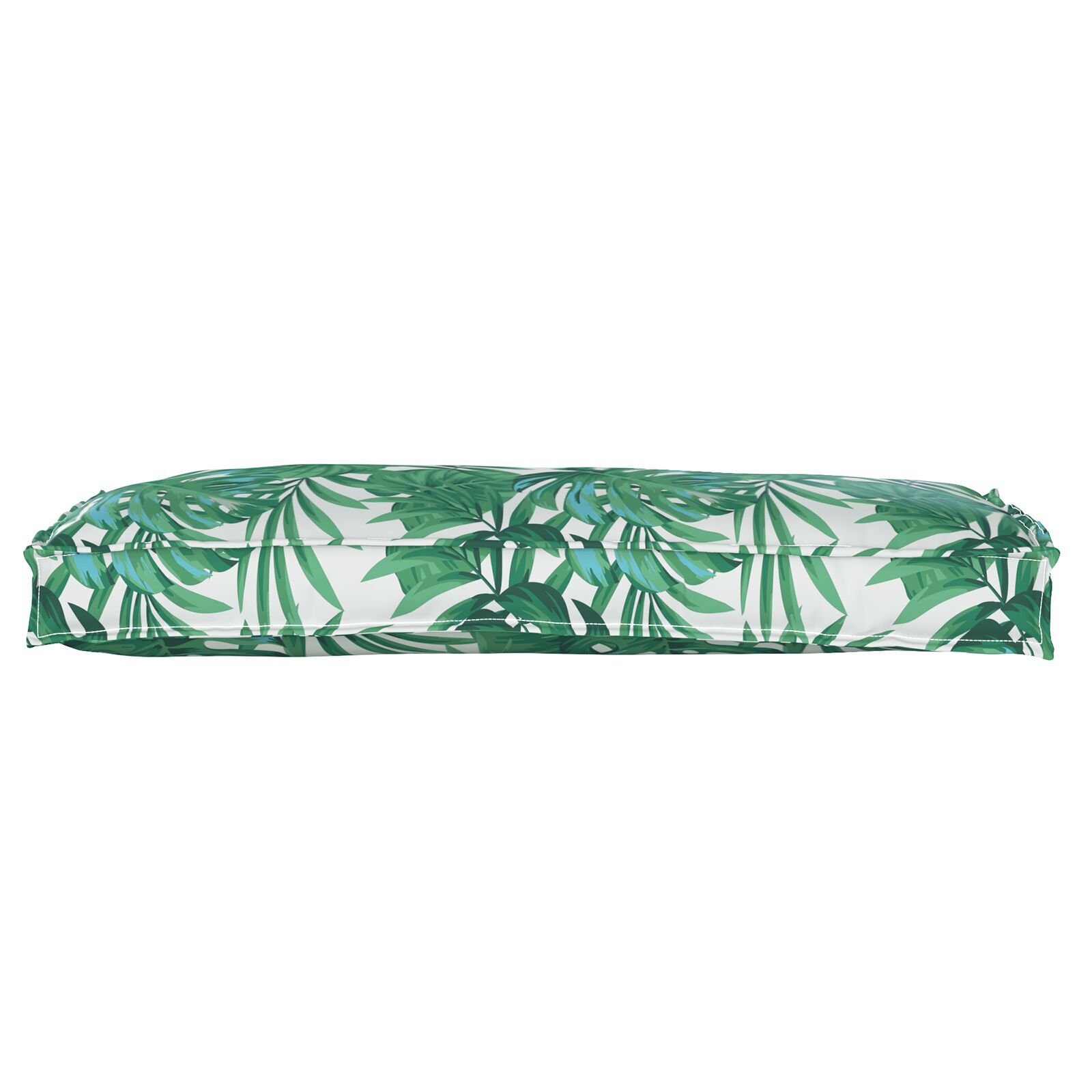 vidaXL Perna pentru palet pentru bancă cu model floral, 100 x 40 x 8 cm, din stofă Oxford.