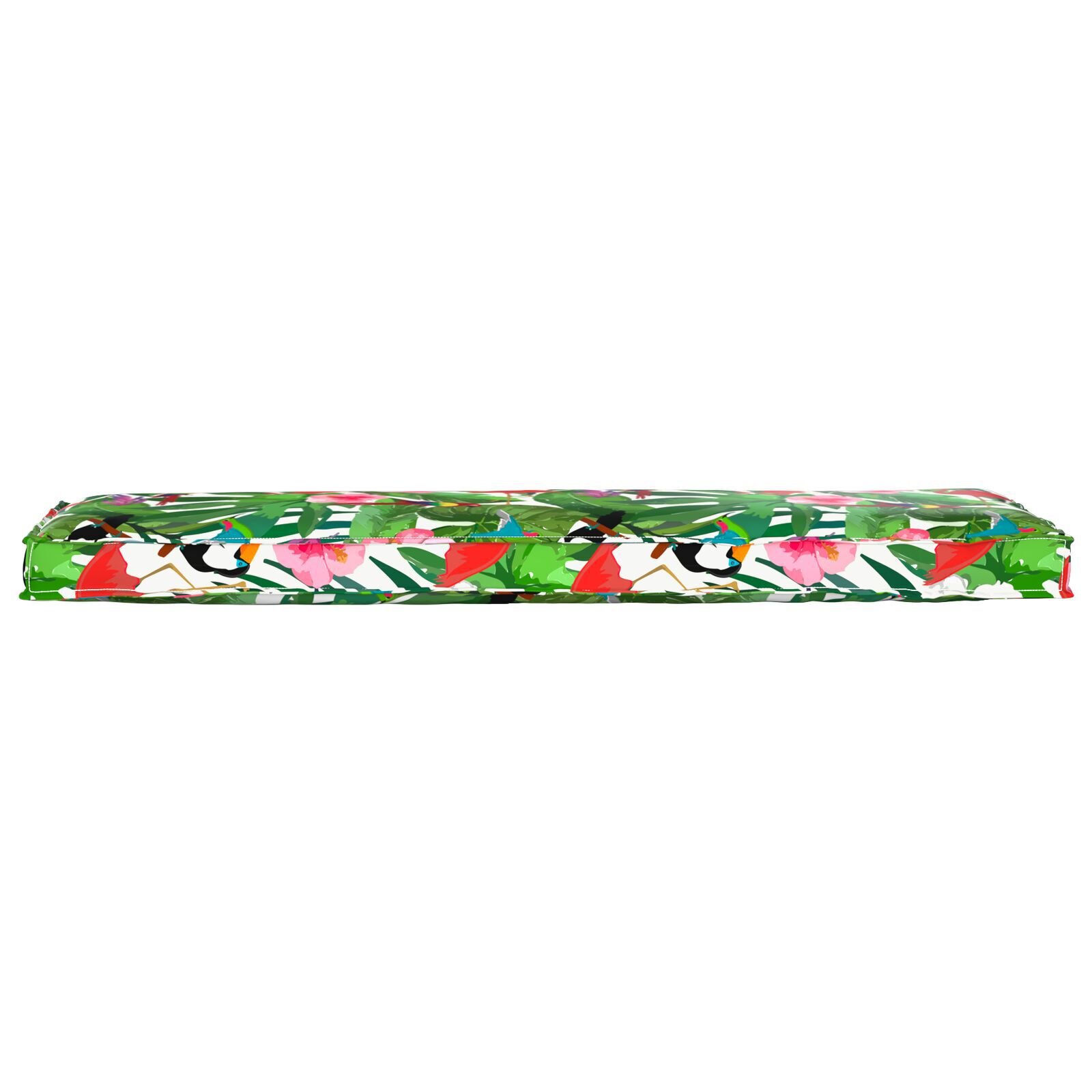 vidaXL Perna pentru palete pentru bancă Tropice Jungle 140x40x8 cm, din fabrică Oxford