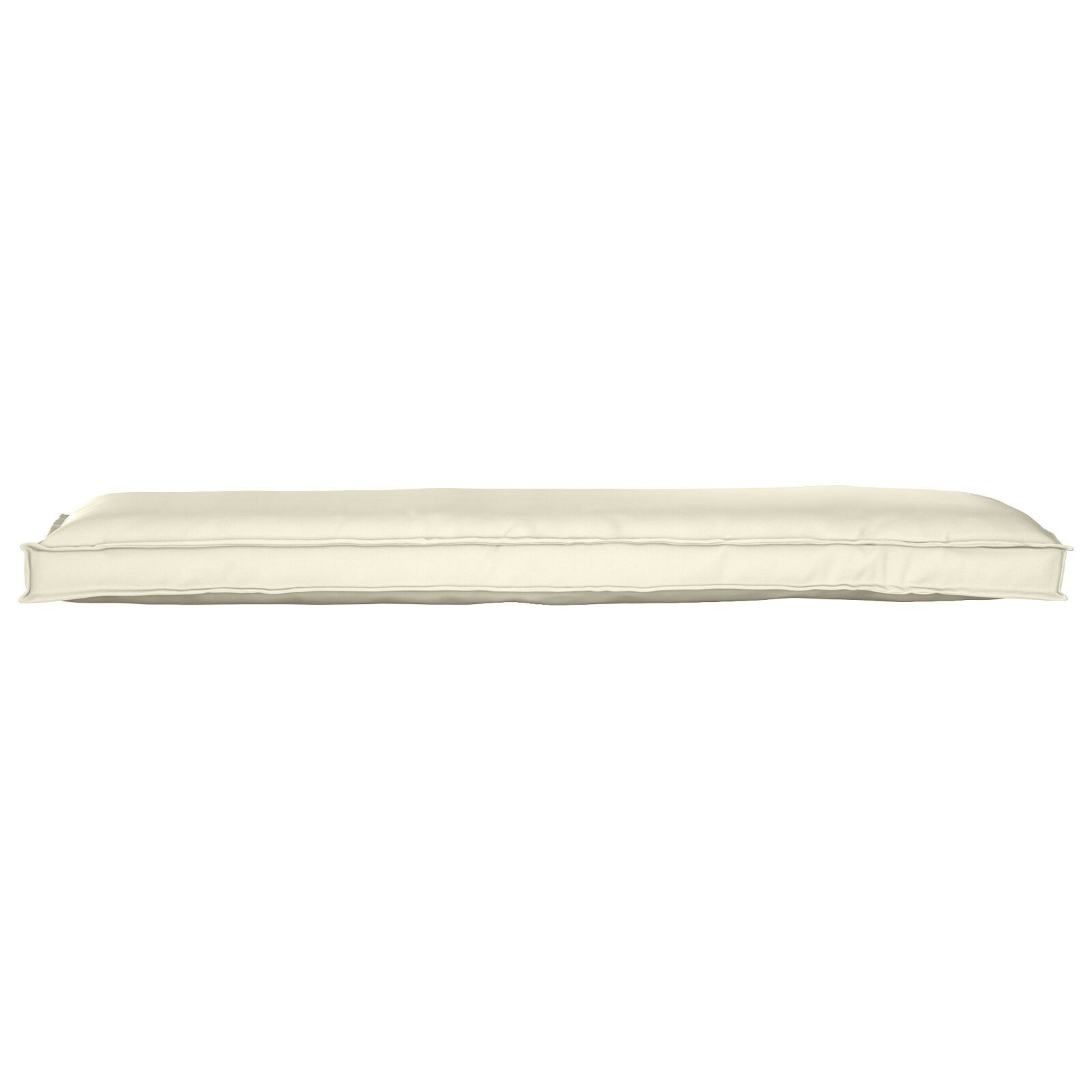 vidaXL Perna pentru bancă Crem 150 x 40 x 8 cm, din țesătură Oxford.
