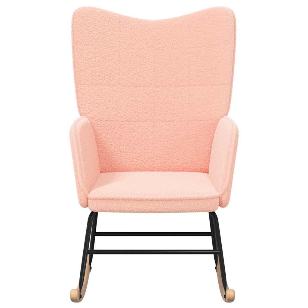 vidaXL Fotoliu de relaxare Roz 61 x 78 x 98 cm țesătură vidaXL Fotoliu de relaxare Roz 61 x 78 x 98 cm țesătură