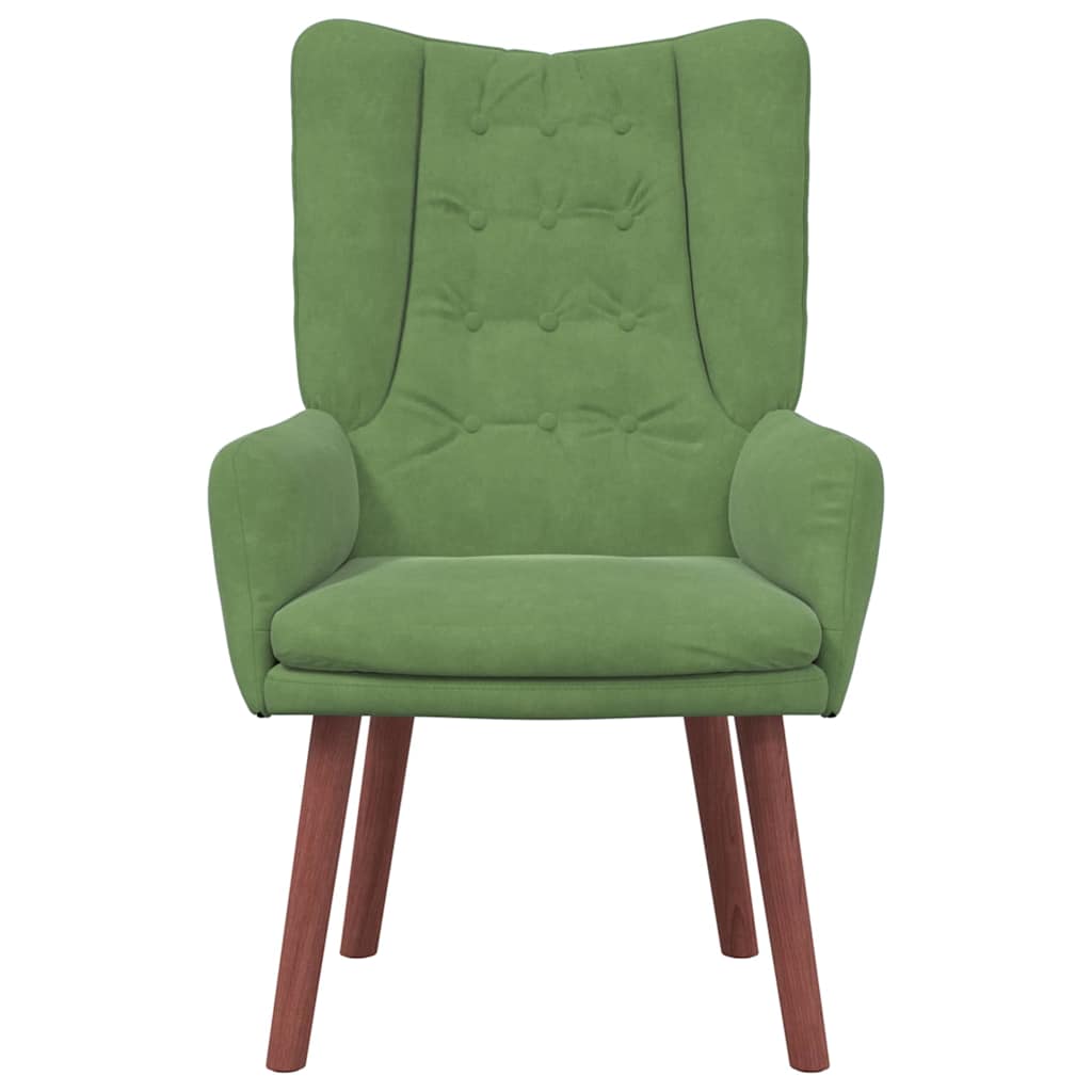 Scaun Relaxant vidaXL Verde Deschis din Catifea Scaun Relaxant vidaXL Verde Deschis din Catifea