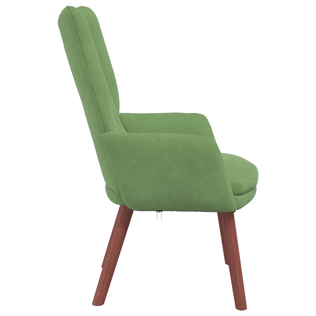 Scaun Relaxant vidaXL Verde Deschis din Catifea Scaun Relaxant vidaXL Verde Deschis din Catifea