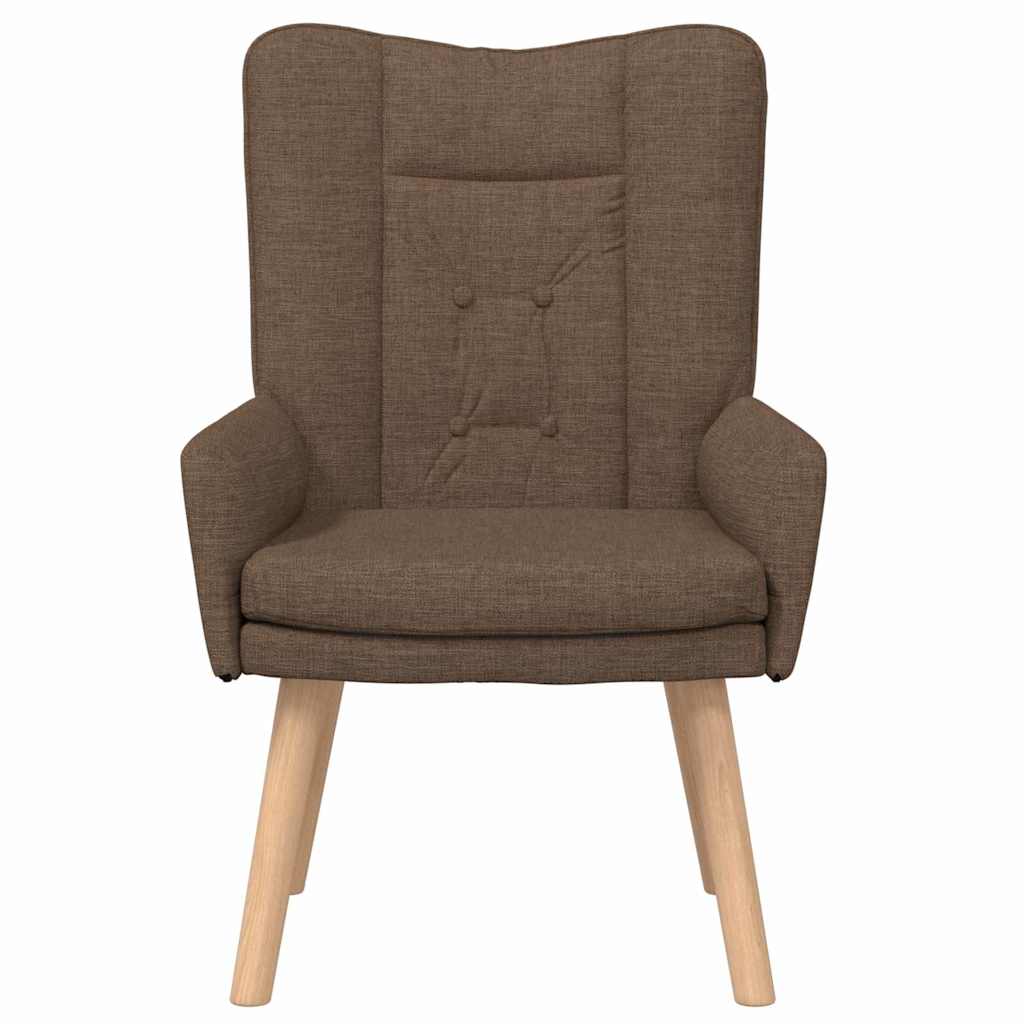vidaXL Fotoliu de relaxare Maro 63 x 67 x 94 cm țesătură vidaXL Fotoliu de relaxare Maro 63 x 67 x 94 cm țesătură