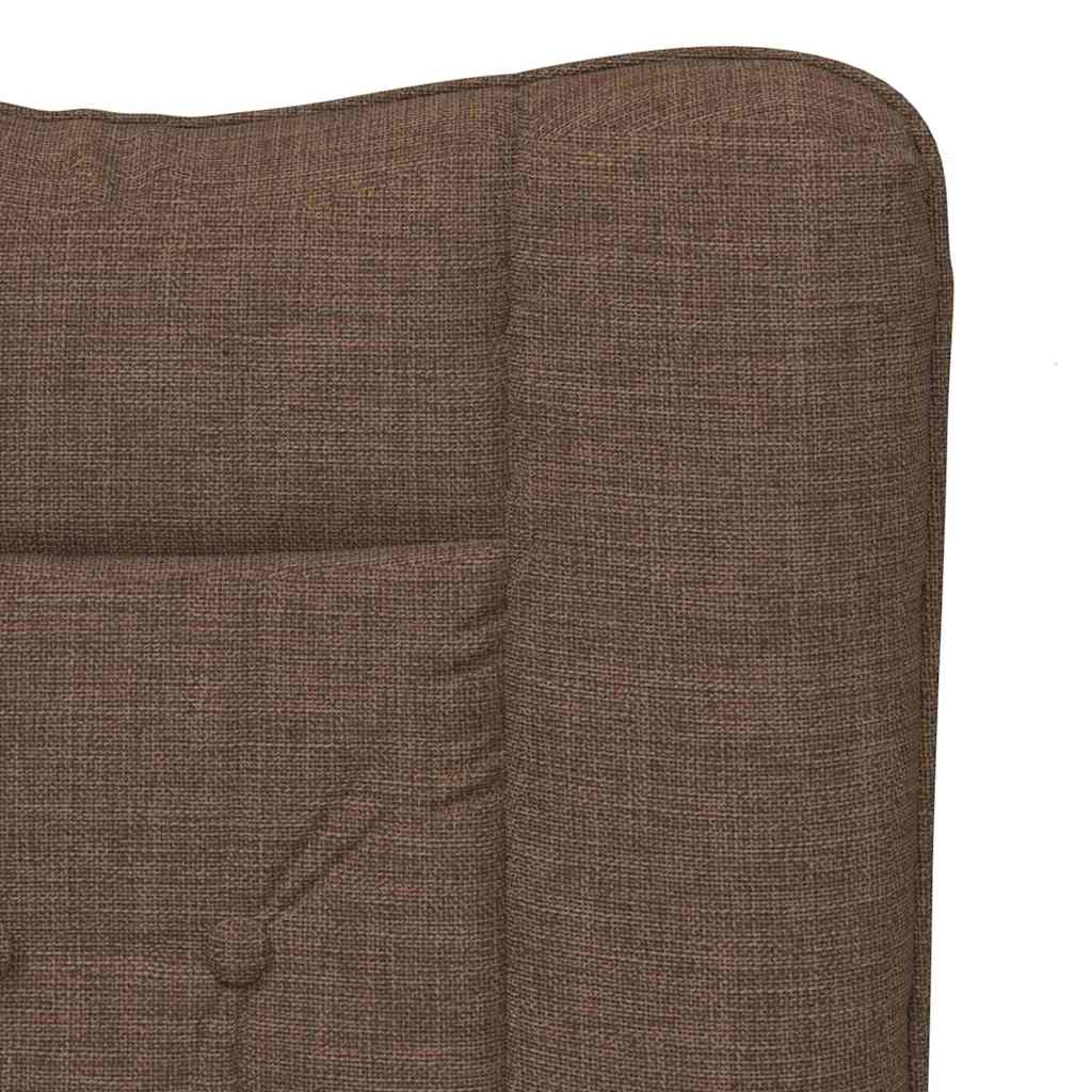vidaXL Fotoliu de relaxare Maro 63 x 67 x 94 cm țesătură vidaXL Fotoliu de relaxare Maro 63 x 67 x 94 cm țesătură