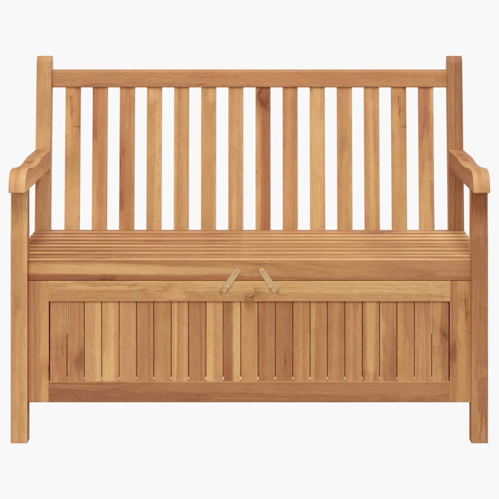 vidaXL Bancă de grădină cu șemineu cu depozitare Maro 114 x 60 x 90 cm