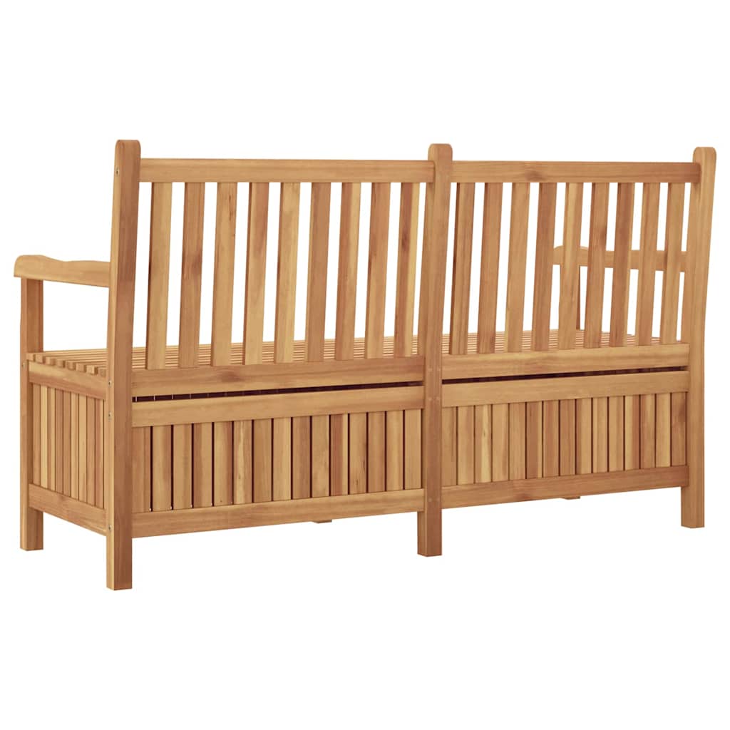 vidaXL Bancă de grădină cu șemineu cu depozitare Maro 150 x 60 x 90 cm