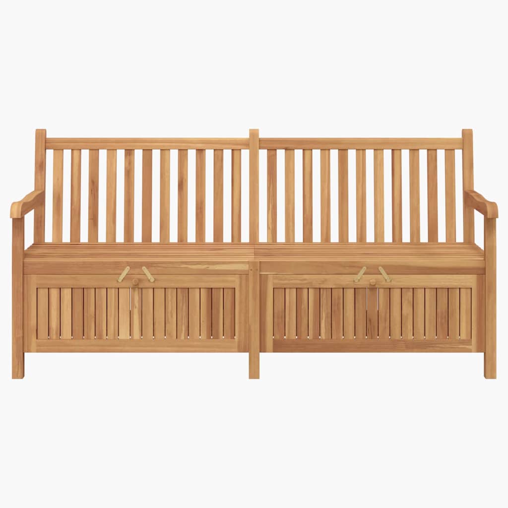vidaXL Bancă de grădină cu șemineu cu depozitare Maro 228 x 60 x 90 cm