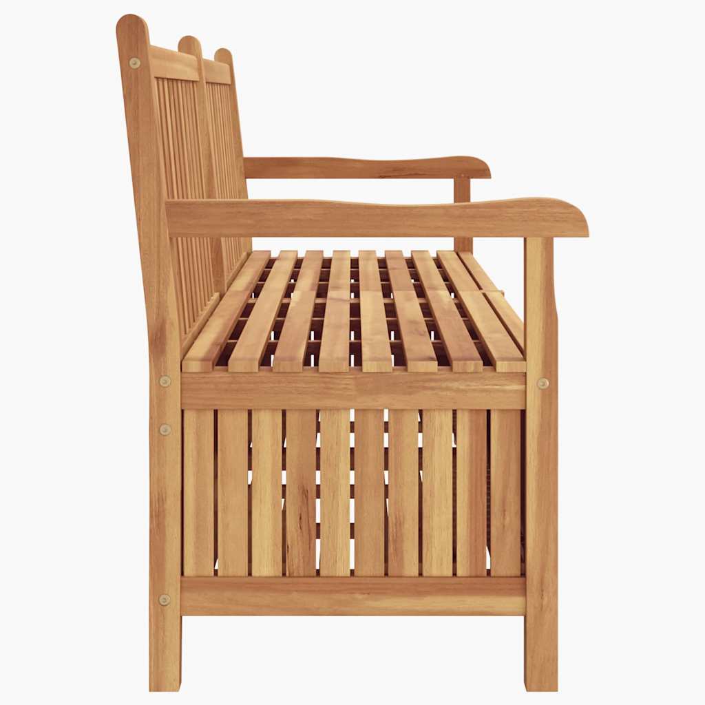 vidaXL Bancă de grădină cu șemineu cu depozitare Maro 228 x 60 x 90 cm