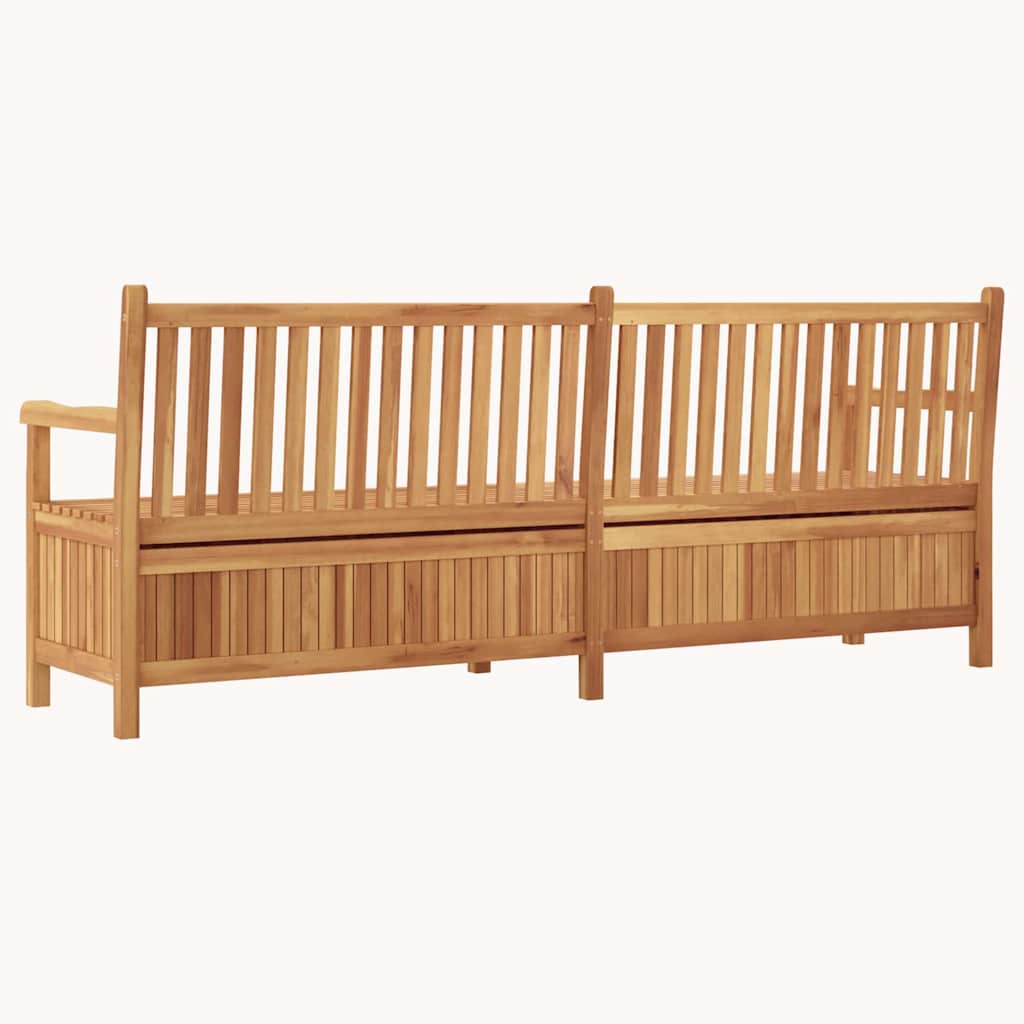 vidaXL Bancă de grădină cu șemineu cu depozitare Maro 228 x 60 x 90 cm vidaXL Bancă de grădină cu șemineu cu depozitare Maro 228 x 60 x 90 cm