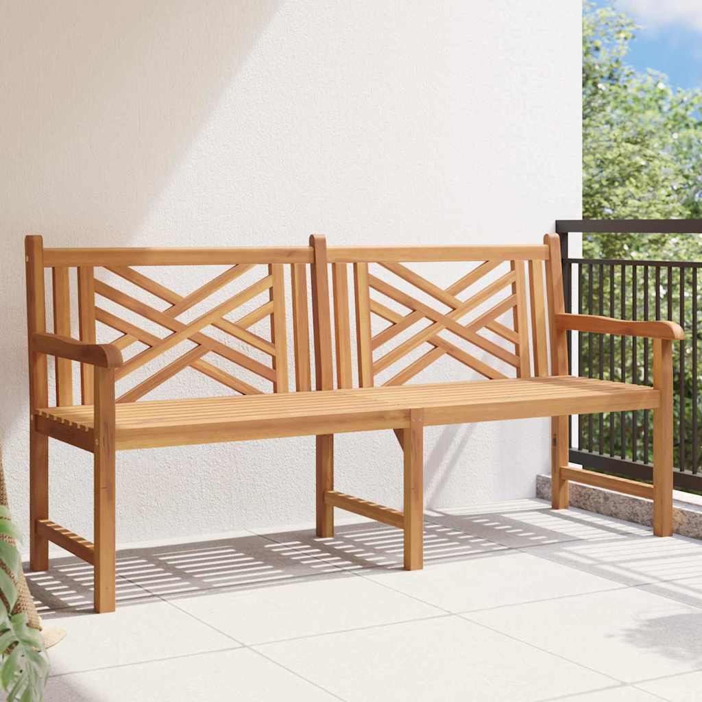 vidaXL Bancă de grădină Maro 228 x 60 x 90 cm Lemn masiv de tec