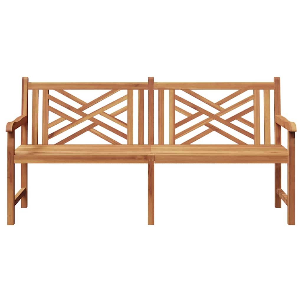 vidaXL Bancă de grădină Maro 228 x 60 x 90 cm Lemn masiv de tec