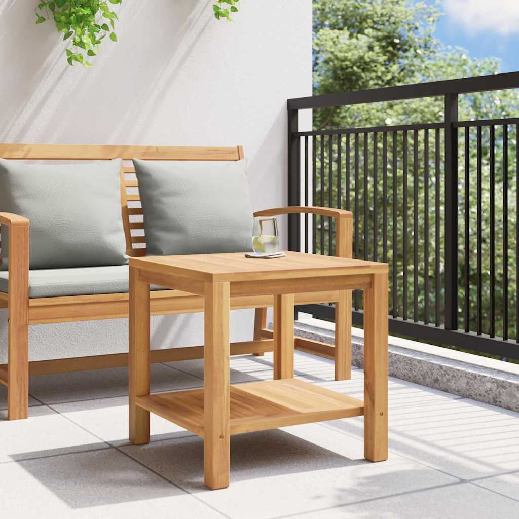 vidaXL Masă de cafea Maro 45 x 45 x 45 cm Lemn masiv de tec vidaXL Masă de cafea Maro 45 x 45 x 45 cm Lemn masiv de tec