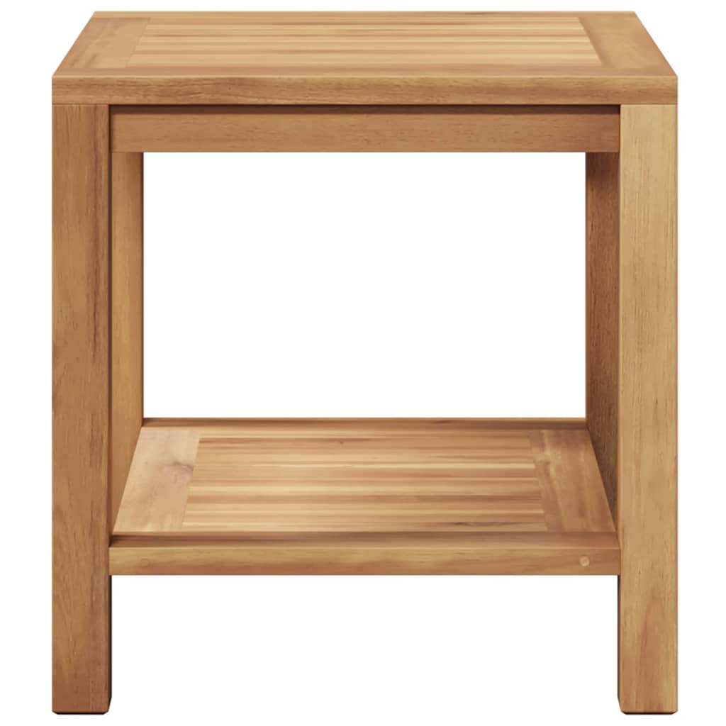 vidaXL Masă de cafea Maro 45 x 45 x 45 cm Lemn masiv de tec vidaXL Masă de cafea Maro 45 x 45 x 45 cm Lemn masiv de tec